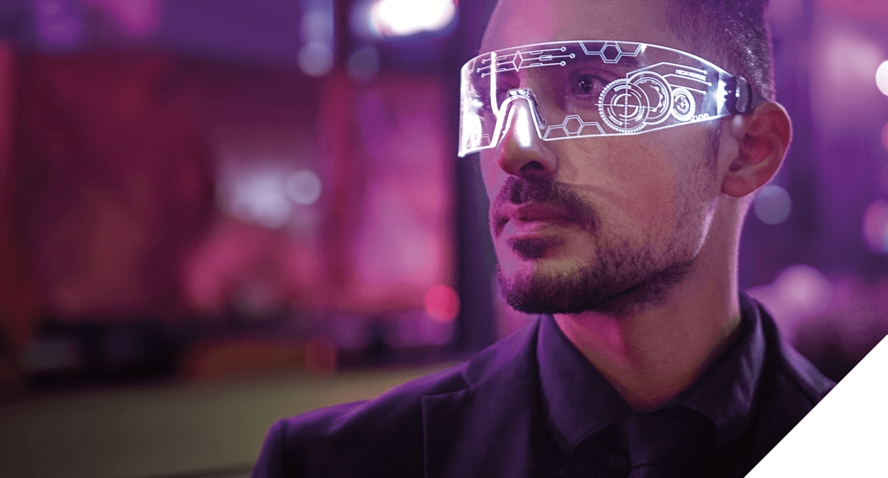 Futuristic glasses