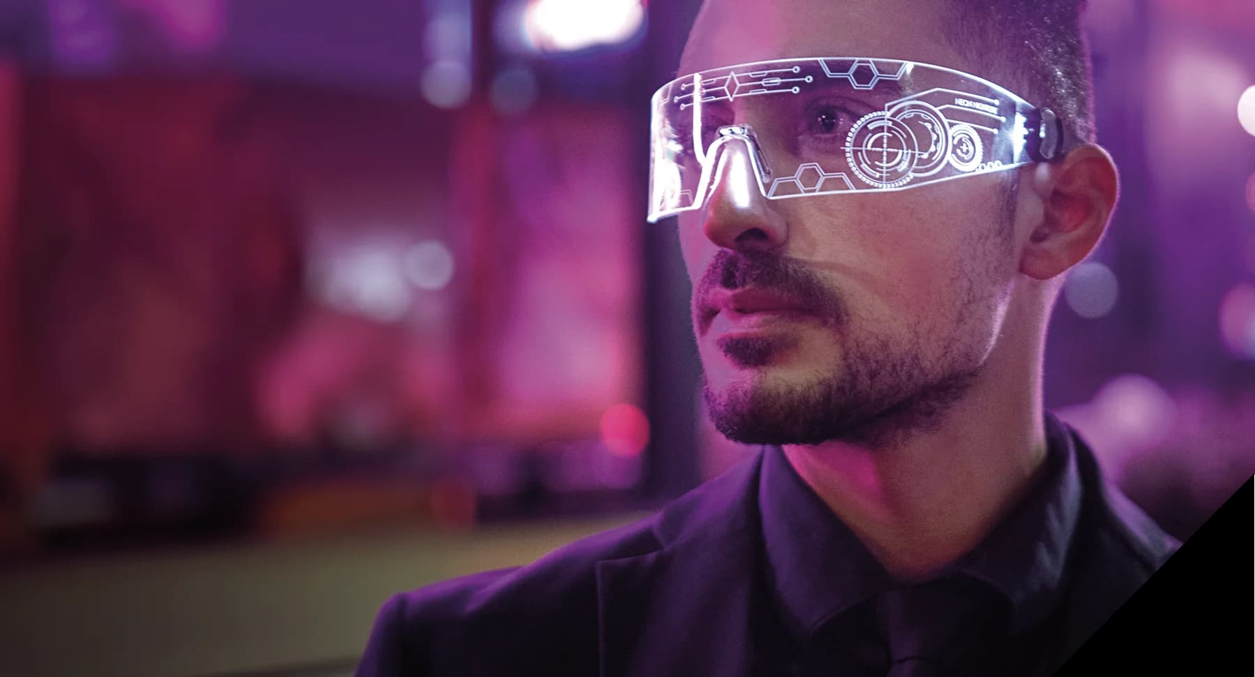 Futuristic glasses